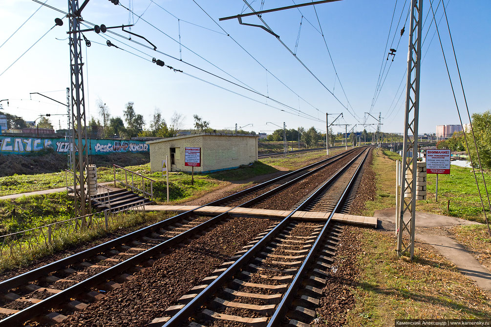 Курское направление, Москва, Фотографии, платформа Покровская, станция Красный строитель