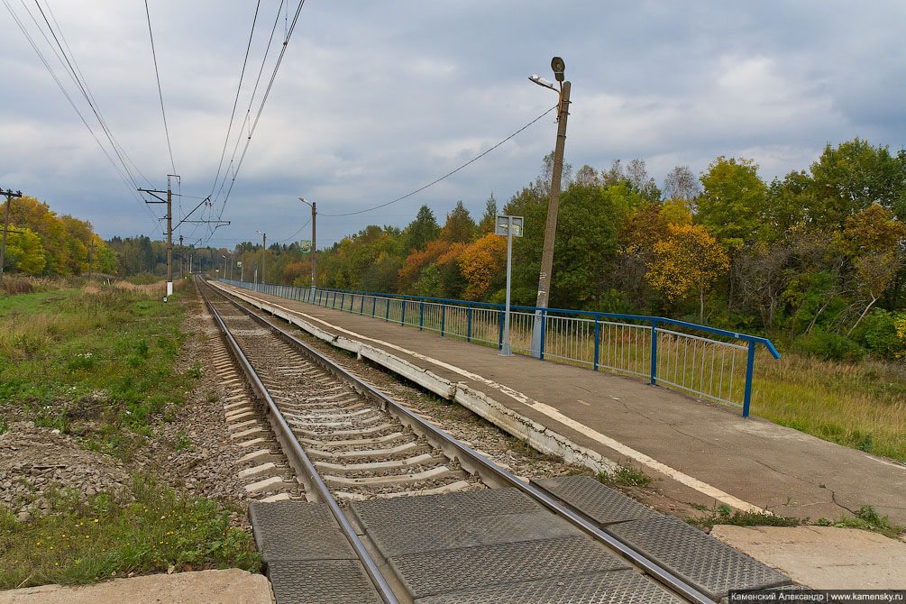 БМО, Осень, Железная дорога, реконструкция, Желтиково, Наугольный, Бубяково, Александров, Карабаново