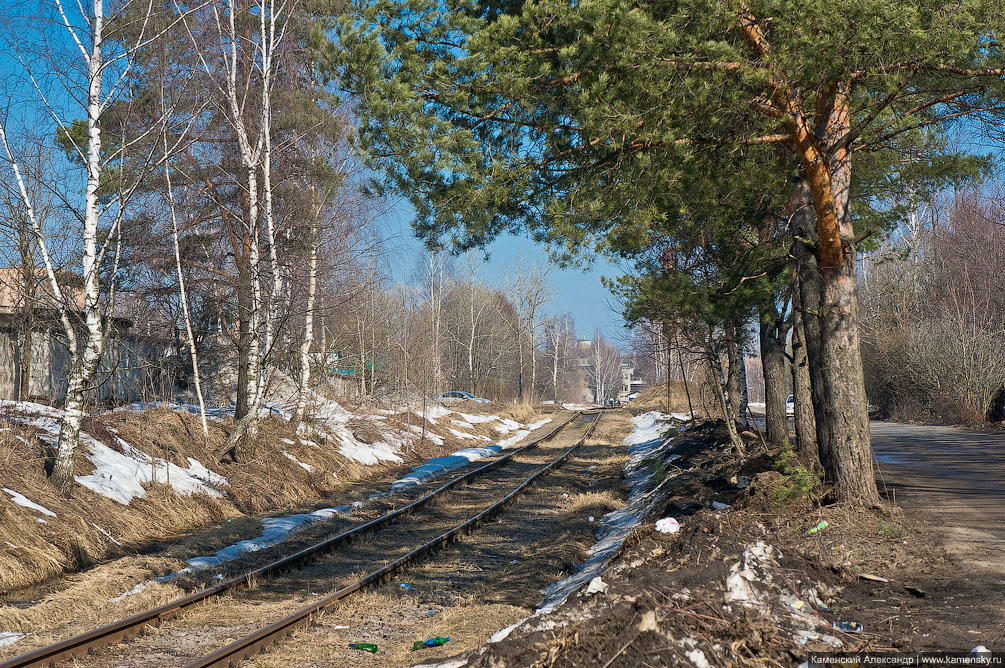 Красноармейск, железная дорога, платформа, станция, Ярославское направление, МЖД, зима, электричка