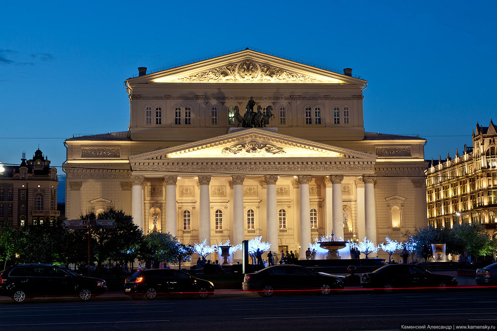 Москва, ночная съемка, Сити, центр