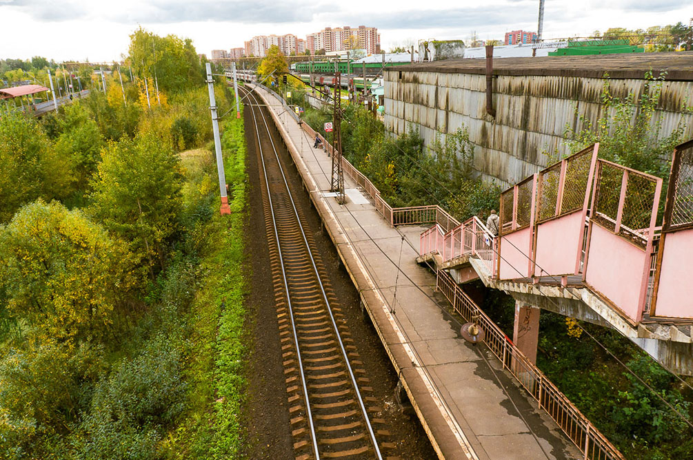 Московская область, Савёловское направление, Лобня, Долгопрудный, Некрасовская, Водники, осень, железная дорога, поезда, электрички, платформы, станции