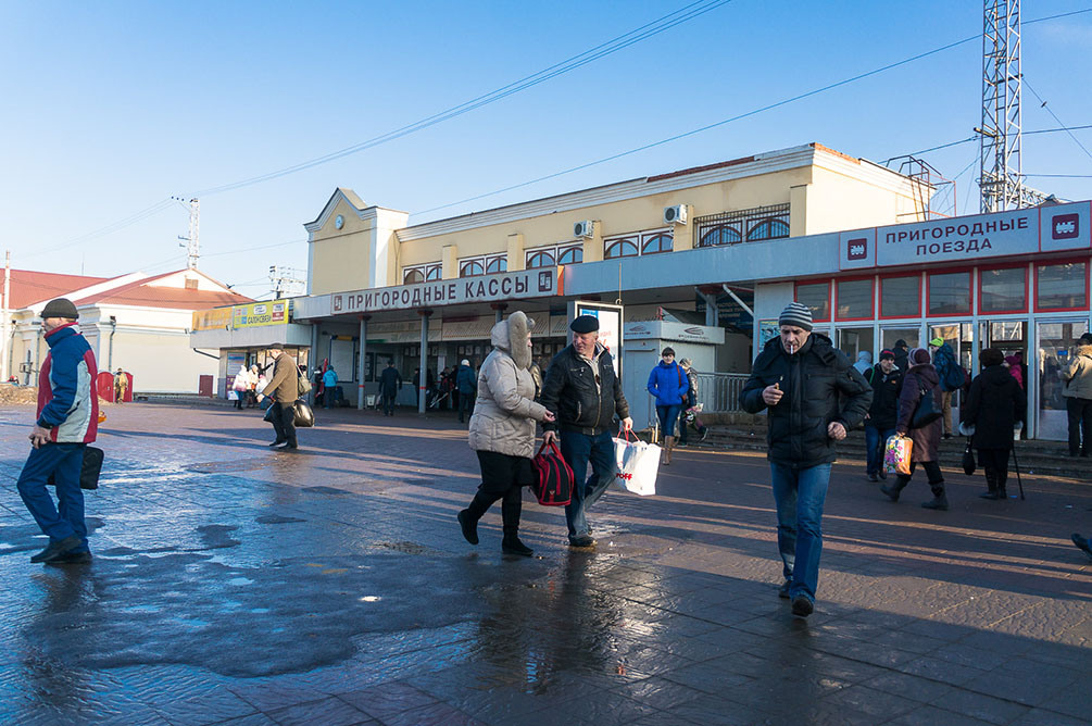 Московская область, Курское направление, Подольск, Гривно, Весенняя, станции, платформы, элефктропоезда