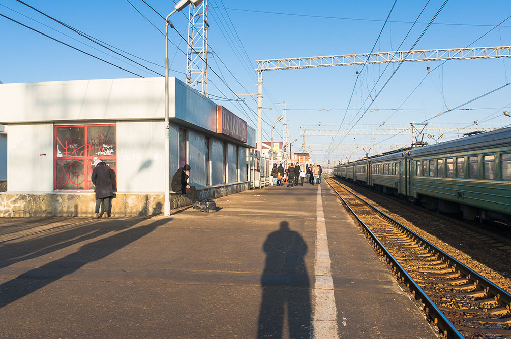 Московская область, Курское направление, Подольск, Гривно, Весенняя, станции, платформы, электропоезда