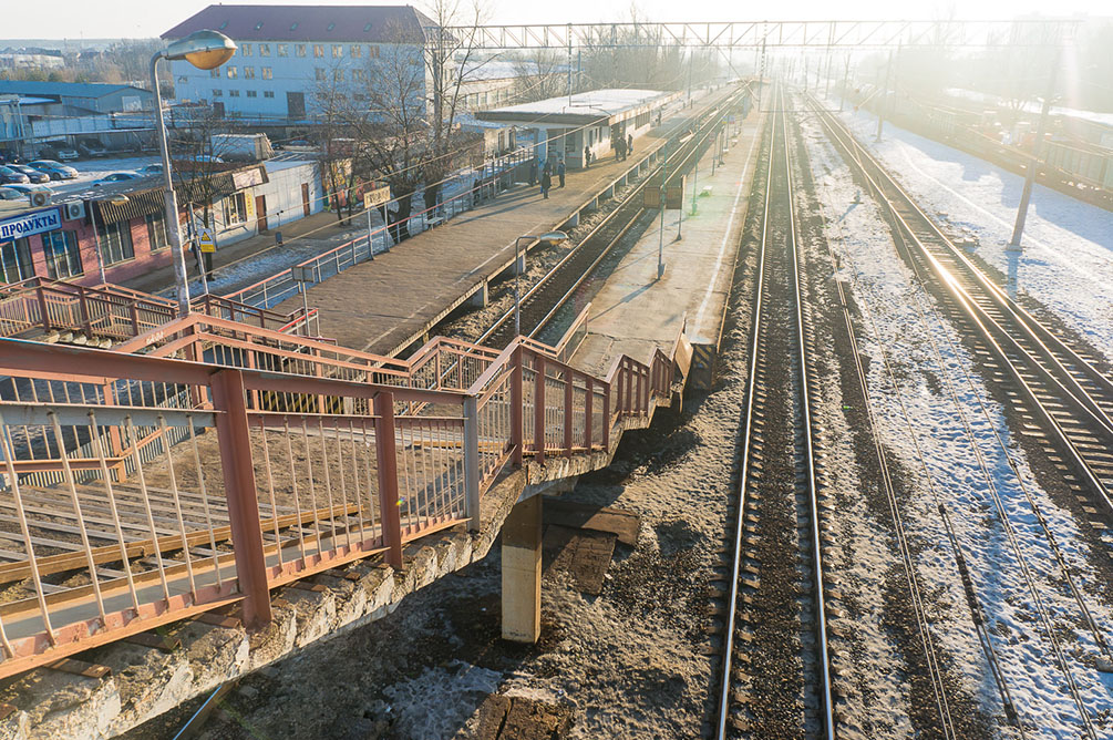 Московская область, Курское направление, Подольск, Гривно, Весенняя, станции, платформы, электропоезда