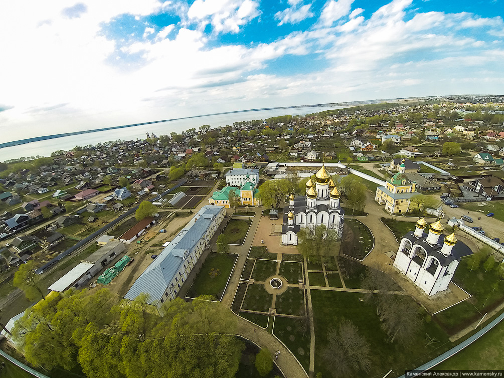 Ярославская область, Переславль, Никольский монастырь, квадрокоптер, полеты, взгляд с высоты