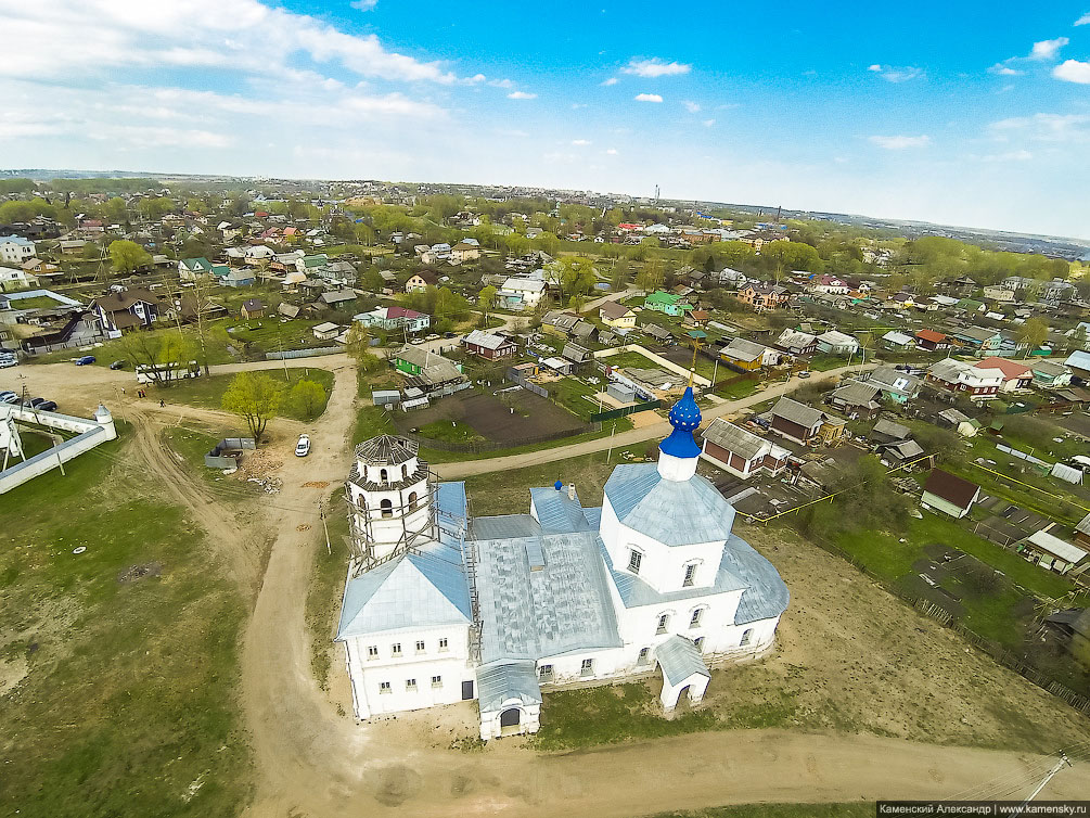 Ярославская область, Переславль, Никольский монастырь, квадрокоптер, полеты, взгляд с высоты