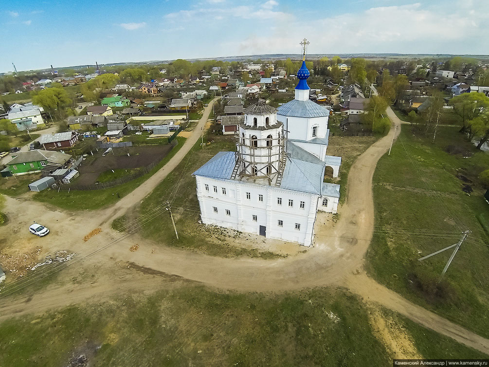 Ярославская область, Переславль, Никольский монастырь, квадрокоптер, полеты, взгляд с высоты