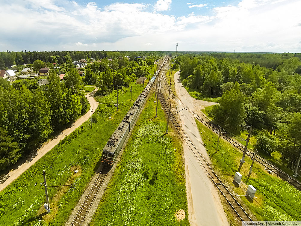 Московская область, Савёловское направление, Савеловское, Орудьево, Вербилки, Дмитров, с высоты