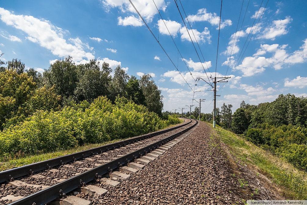 Лето, Московская область, Казанское направление, смена сторон