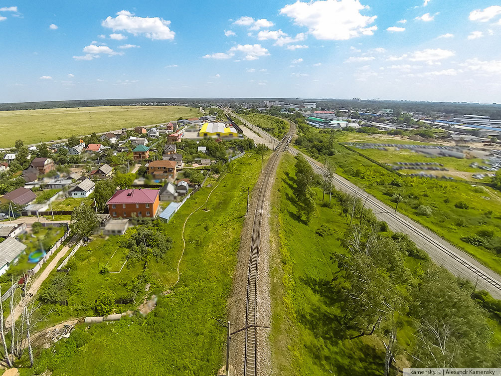 Лето, Московская область, Казанское направление, смена сторон