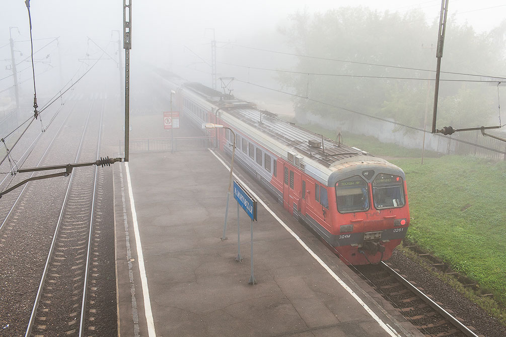 Осень, туман, Московская область, ППЖТ, романтическая железная дорога, красиво, пейзаж, затерянные в лесу