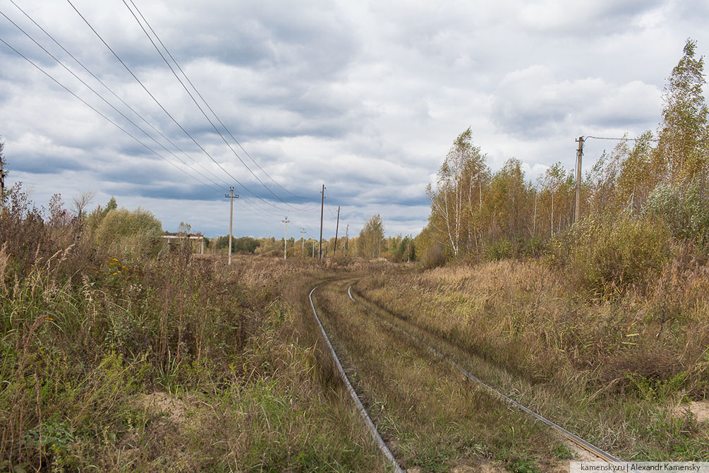 Московская область, осень, ППЖТ, Подъездные пути, Воскресенск, Новочеркасское