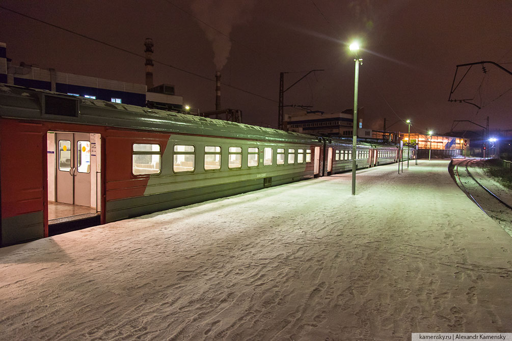 Московская область, зима, Ногинск, Горьковское направление, Захарово