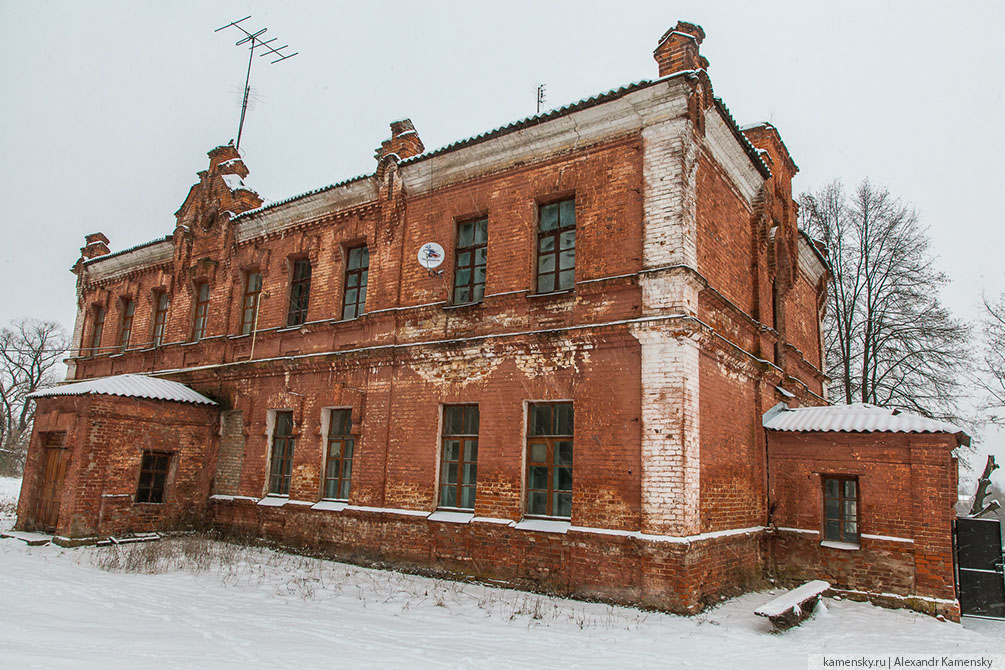 зима, железная дорога, Калужская область, Тульская область