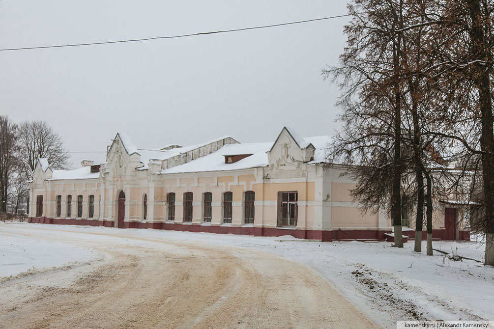 зима, железная дорога, Калужская область, Тульская область