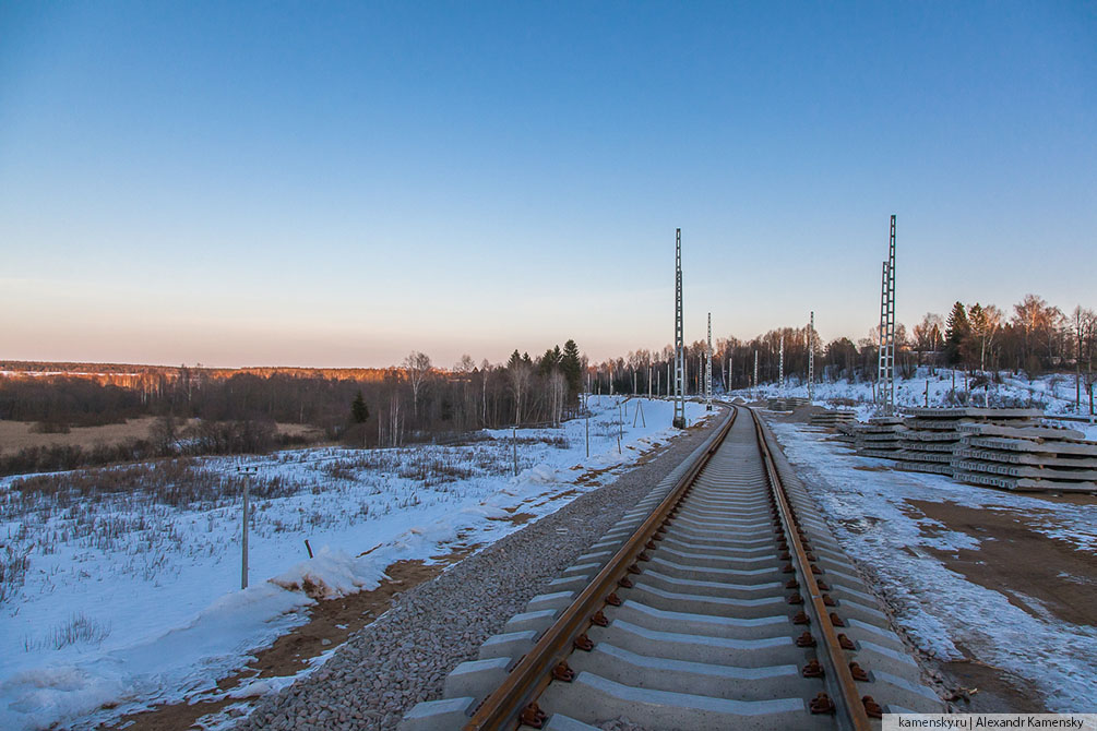 Московская область, Костино, БМО, Большое кольцо, реконструкция, железная дорога, строительство, новое