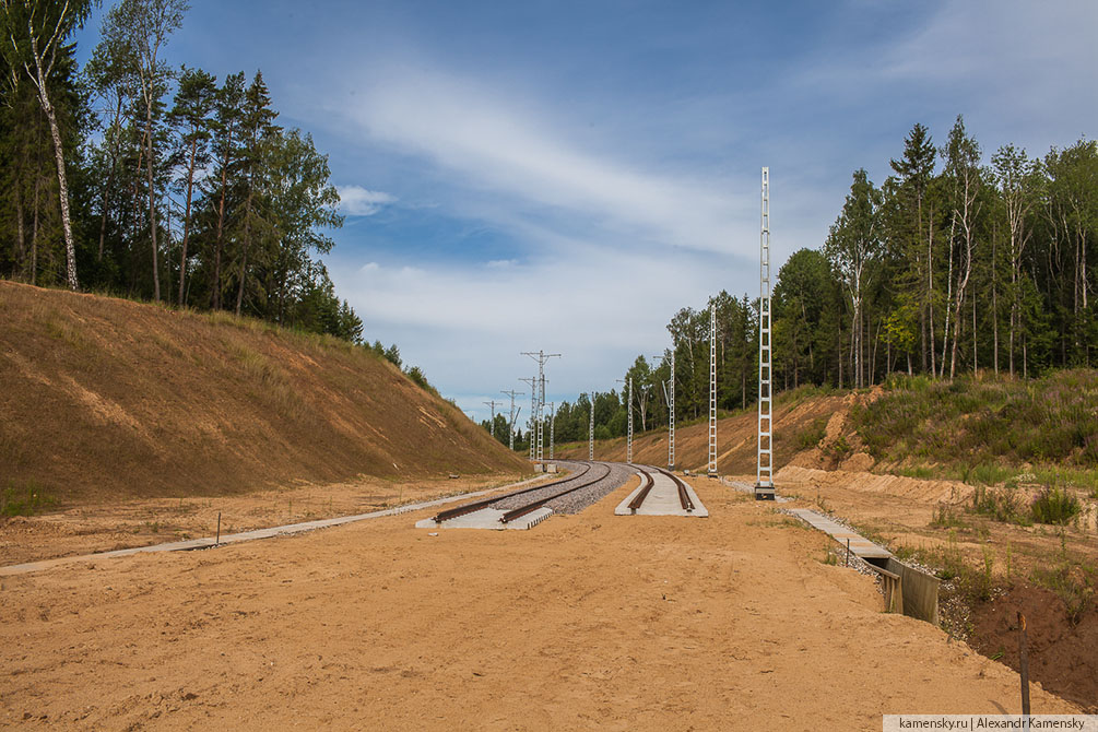 Московская область, Костино, БМО, Большое кольцо, реконструкция, железная дорога, строительство, новое