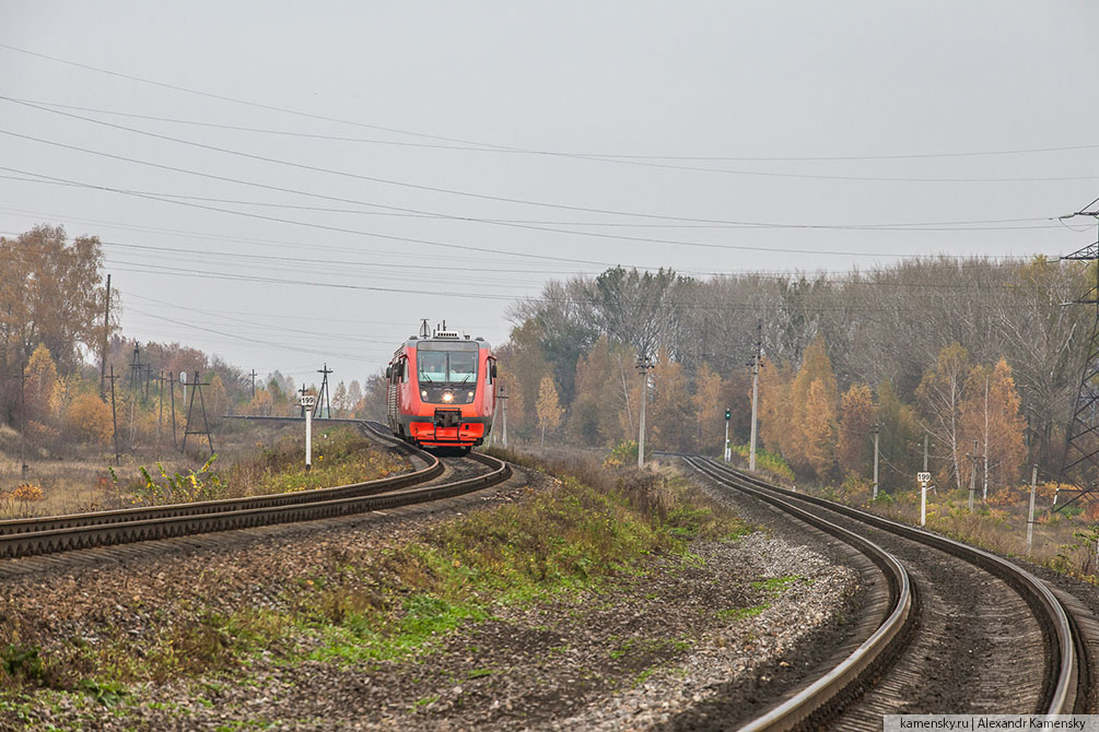 Московская область, Павелецкое направление, тепловозы, осень