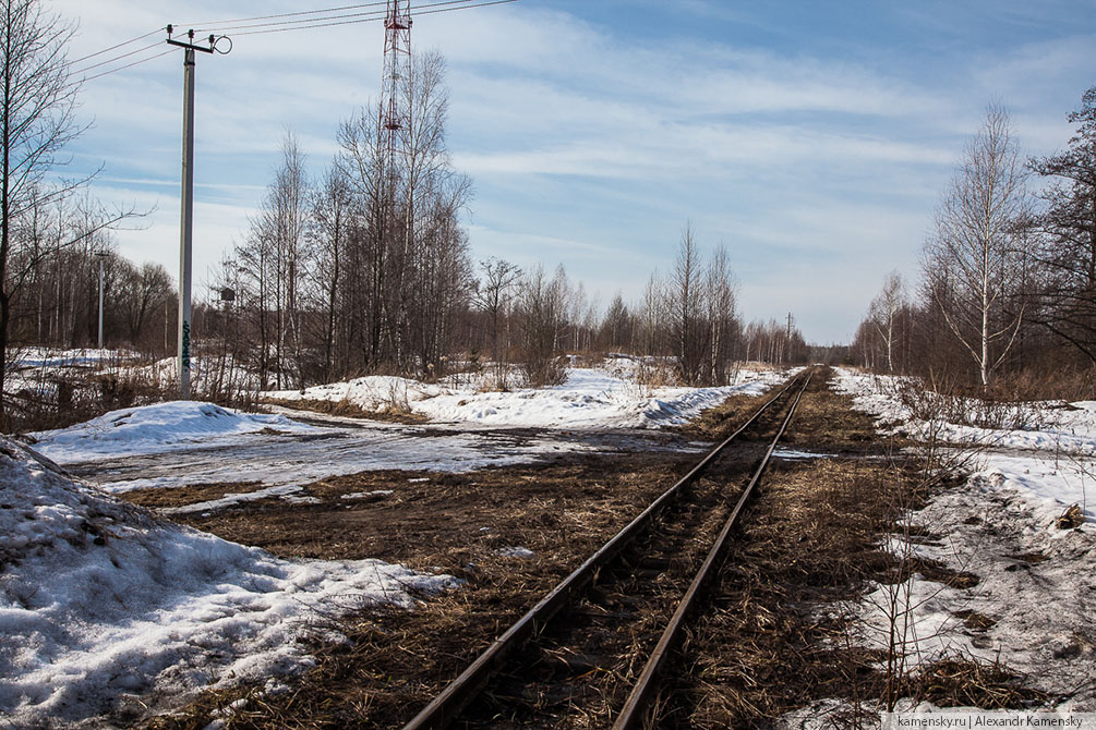 Московская область, Владимирская область, Рязанское направление МЖД, весна, станции и платформы