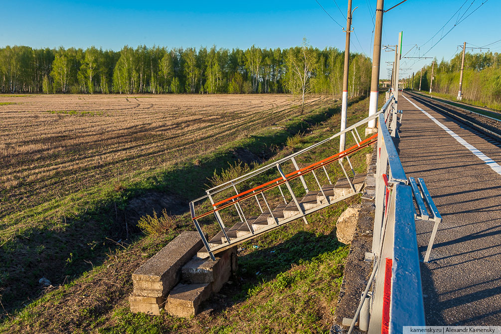 Тульская область, Рязанская область, поля, весна