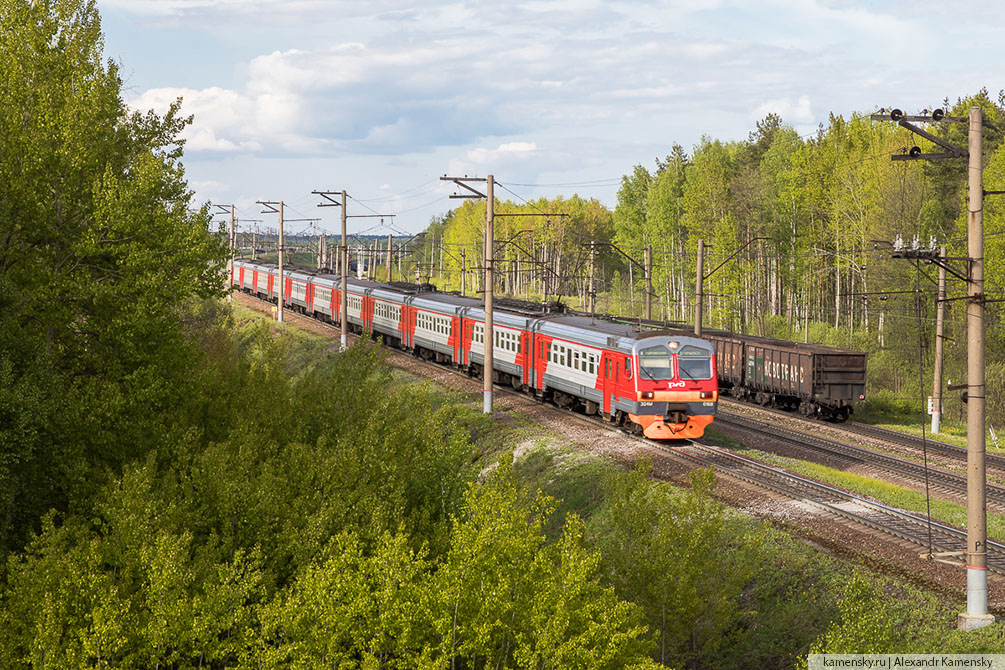 Московская область, река, Клязьма, закат, весна, март