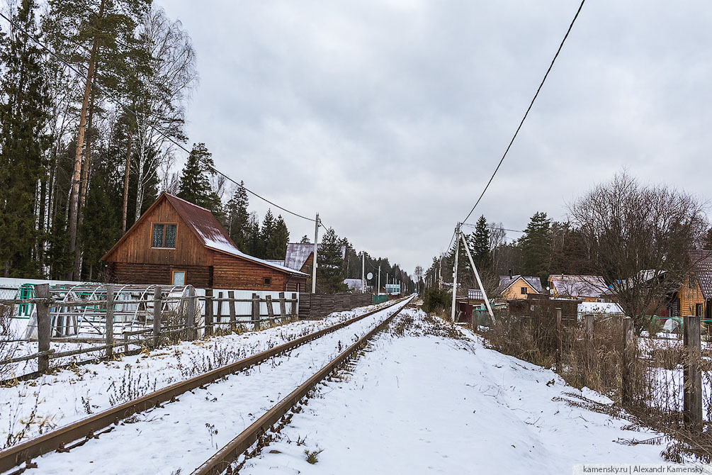 Московская область, Горьковское направление, зима, Ногинск