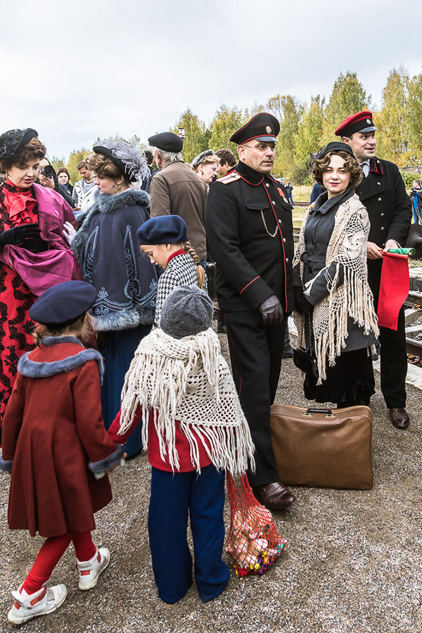 Тверская область, Куженкино, паровоз, осень, хорошо