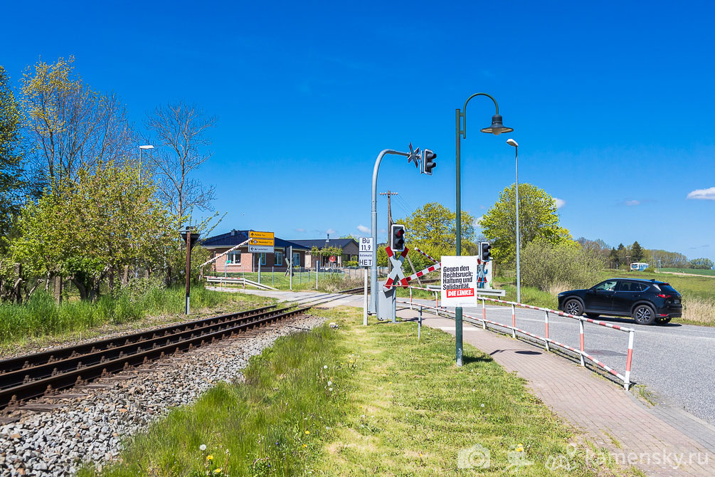 Германия, Рюген, Путбус, Putbus, Binz, Бинц, Rügensche Bäderbahn (RüKB), Ревущий Роланд, УЖД, Узкоколейка, Germany