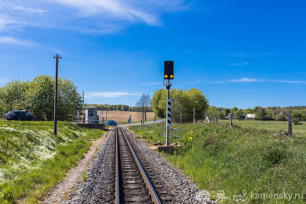 Германия, Рюген, Путбус, Putbus, Binz, Бинц, Rügensche Bäderbahn (RüKB), Ревущий Роланд, УЖД, Узкоколейка, Germany