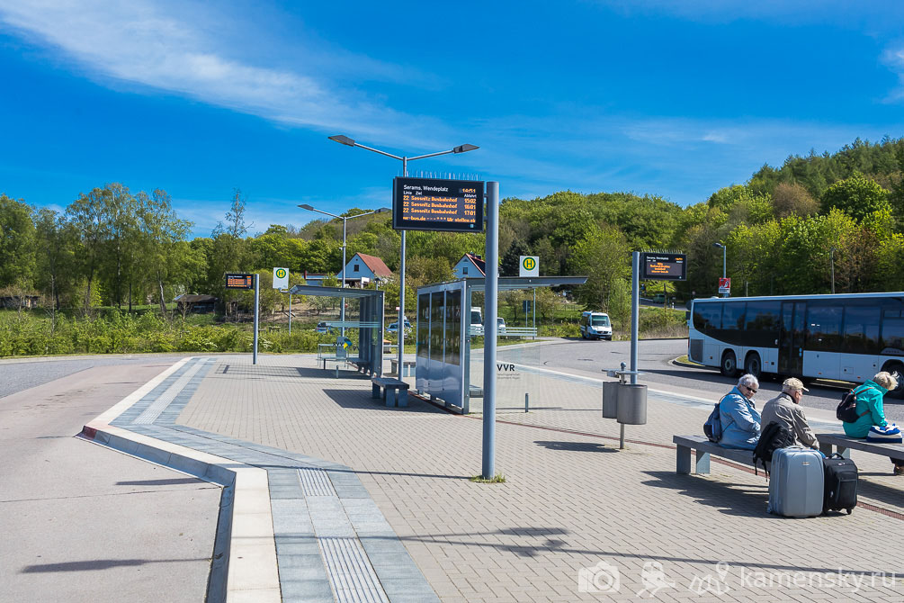 Германия, Рюген, Путбус, Putbus, Binz, Бинц, Rügensche Bäderbahn (RüKB), Ревущий Роланд, УЖД, Узкоколейка, Germany