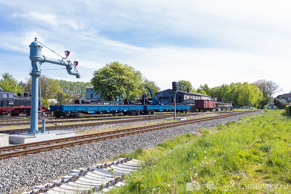 Германия, Рюген, Путбус, Putbus, Binz, Бинц, Rügensche Bäderbahn (RüKB), Ревущий Роланд, УЖД, Узкоколейка, Germany