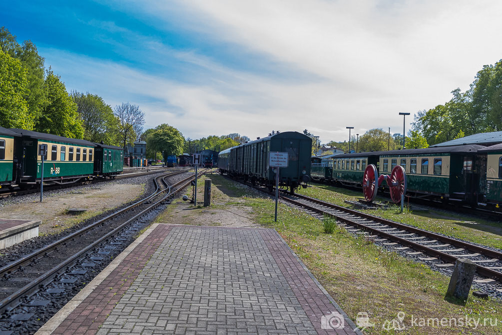 Германия, Рюген, Путбус, Putbus, Binz, Бинц, Rügensche Bäderbahn (RüKB), Ревущий Роланд, УЖД, Узкоколейка, Germany