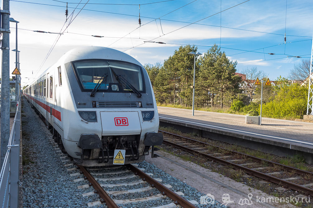 Германия, Рюген, Путбус, Putbus, Binz, Бинц, Rügensche Bäderbahn (RüKB), Ревущий Роланд, УЖД, Узкоколейка, Germany