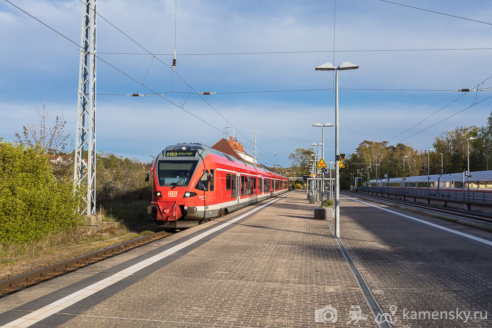 Германия, Рюген, Путбус, Putbus, Binz, Бинц, Rügensche Bäderbahn (RüKB), Ревущий Роланд, УЖД, Узкоколейка, Germany