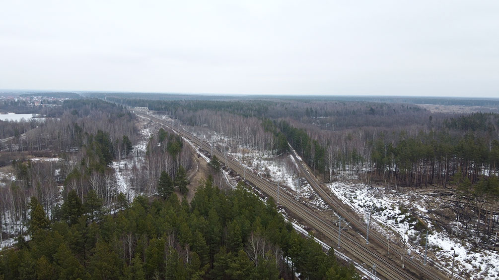 Московская область, Орехово-Зуево, БМО, весна, Горьковское направление, железная дорога, Амазонка