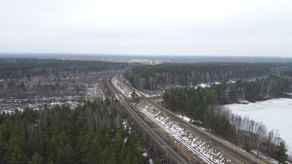 Московская область, Орехово-Зуево, БМО, весна, Горьковское направление, железная дорога, Амазонка