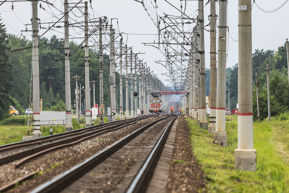 Московская область, Горьковское направление, ЭД4М-0500, лето, электропоезд