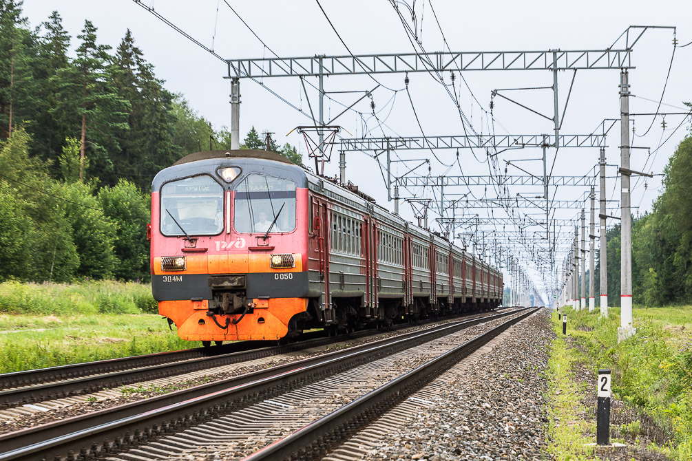 Московская область, Горьковское направление, ЭД4М-0500, лето, электропоезд